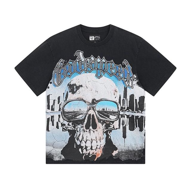 Godspeed Skeleton T-Shirt Beige Black