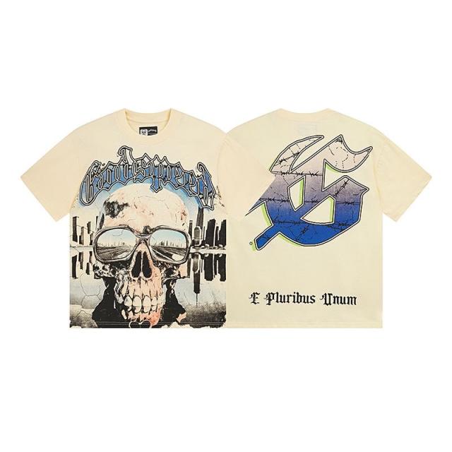 Godspeed Skeleton T-Shirt Beige Black