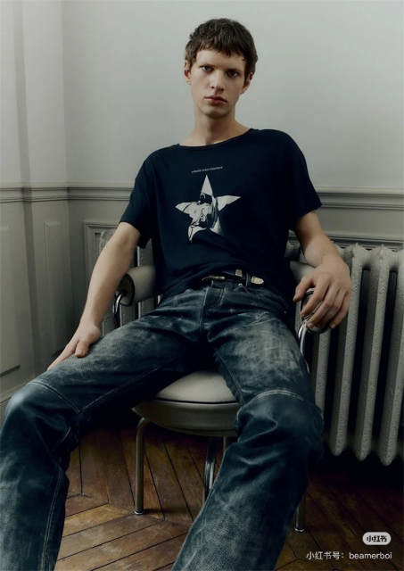 ERD Star T-Shirt Black