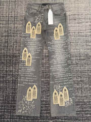 [Best Quality]1:1 Who Decides War Embroidered Jeans