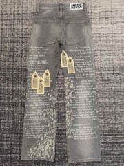 [Best Quality]1:1 Who Decides War Embroidered Jeans