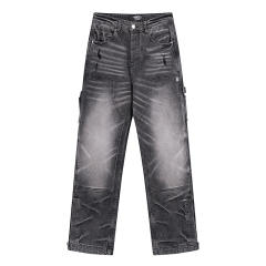 Amir* Jeans Straight Pants Black