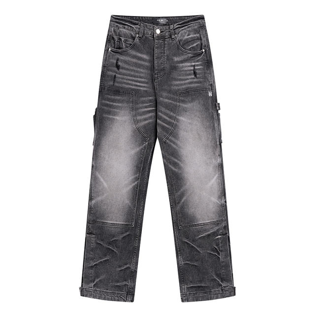 Amir* Jeans Straight Pants Black