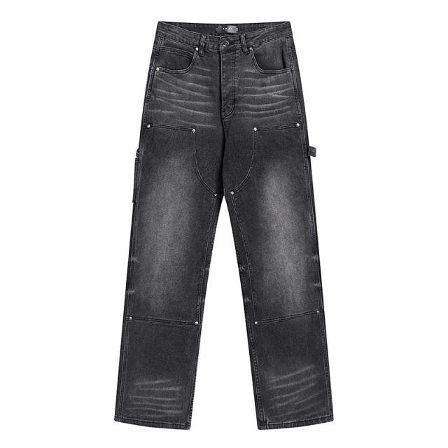 Amir* Jeans Straight Pants Black