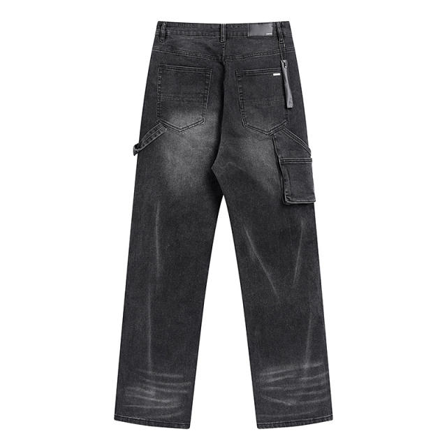 Amir* Jeans Straight Pants Black