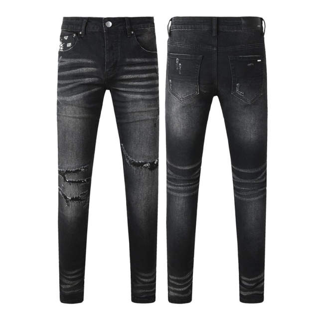 #8924 Amir* Black Jeans Pants