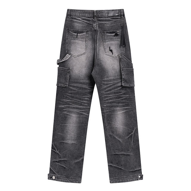 Amir* Jeans Straight Pants Black