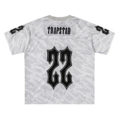 Trapstar 22 Football Jersey T-Shirt Black Gray