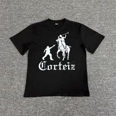 Corteiz Tee White Black