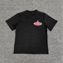 Corteiz Tee White Black