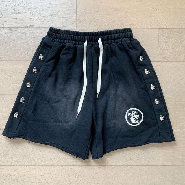 Hellstar Studios Vintage Shorts Gray Pink Black