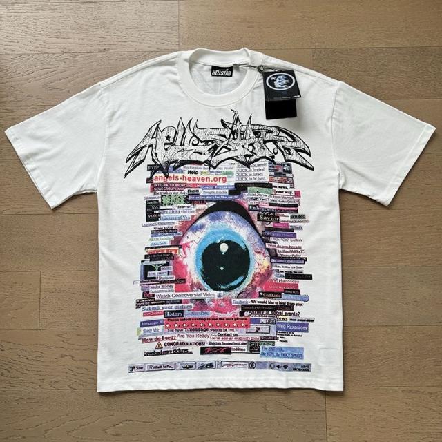 Hellstar Eye Washed T-Shirt Tee White