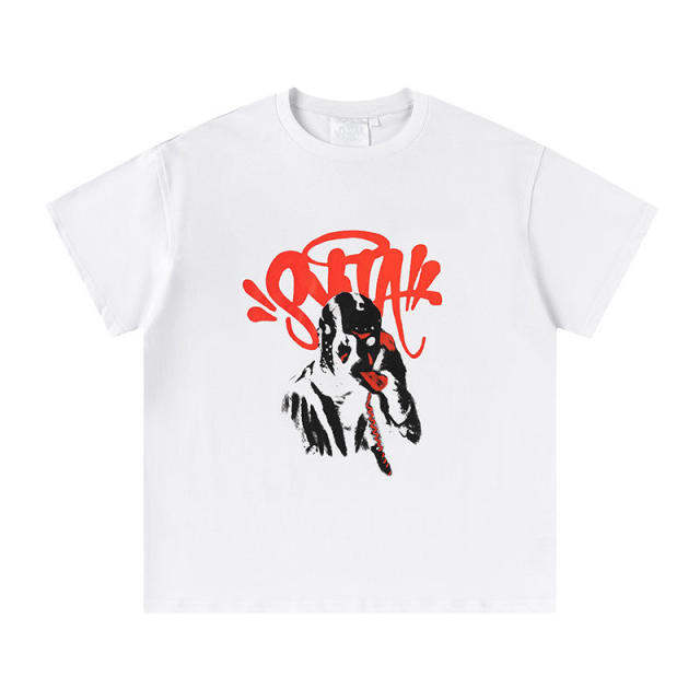 Syna World Lord Forgive T-Shirt Black White