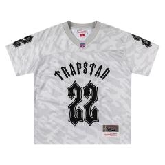 Trapstar 22 Football Jersey T-Shirt Black Gray