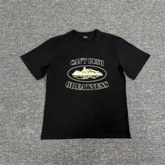 Corteiz Tee White Black