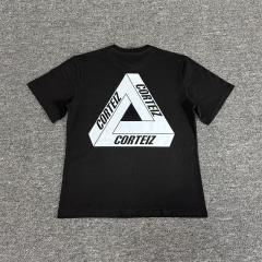 Corteiz Tee White Black