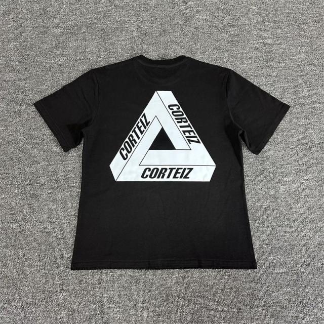 Corteiz Tee White Black