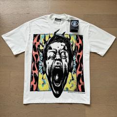Hellstar Men T-Shirt Tee White