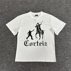 Corteiz Tee White Black