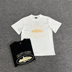 Corteiz Tee White Black