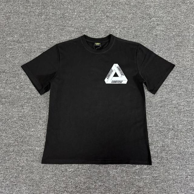 Corteiz Tee White Black