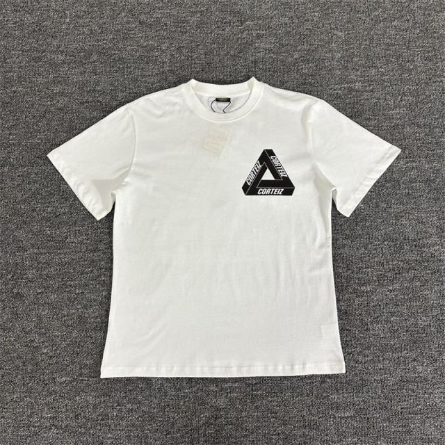 Corteiz Tee White Black