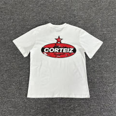 Corteiz Tee White Black