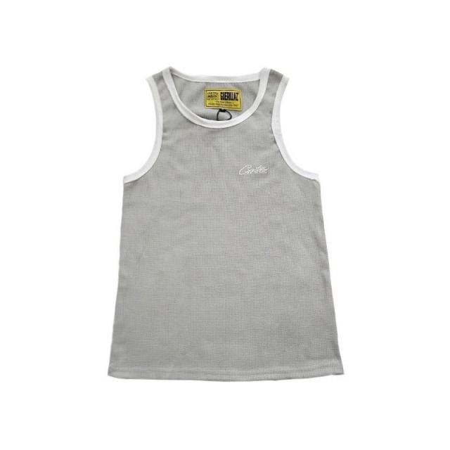 Corteiz Embroidered Logo Top Tank Clean Fits
