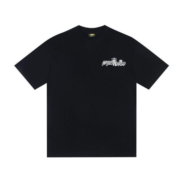Corteiz Tee White Black