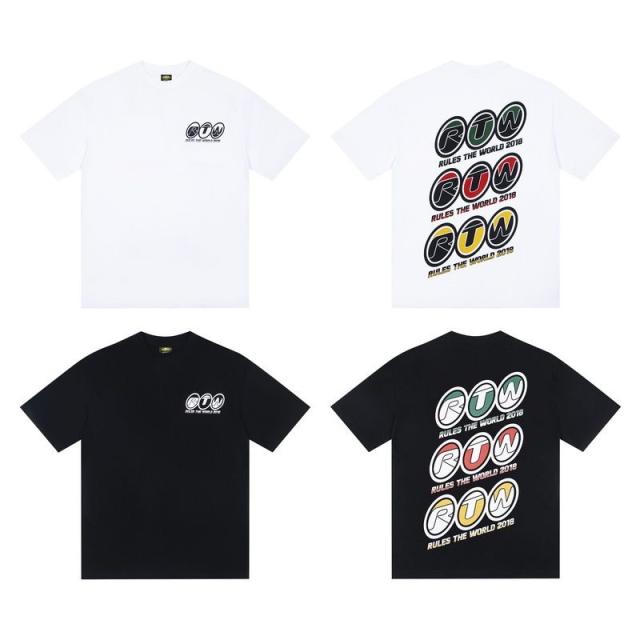Corteiz Tee White Black