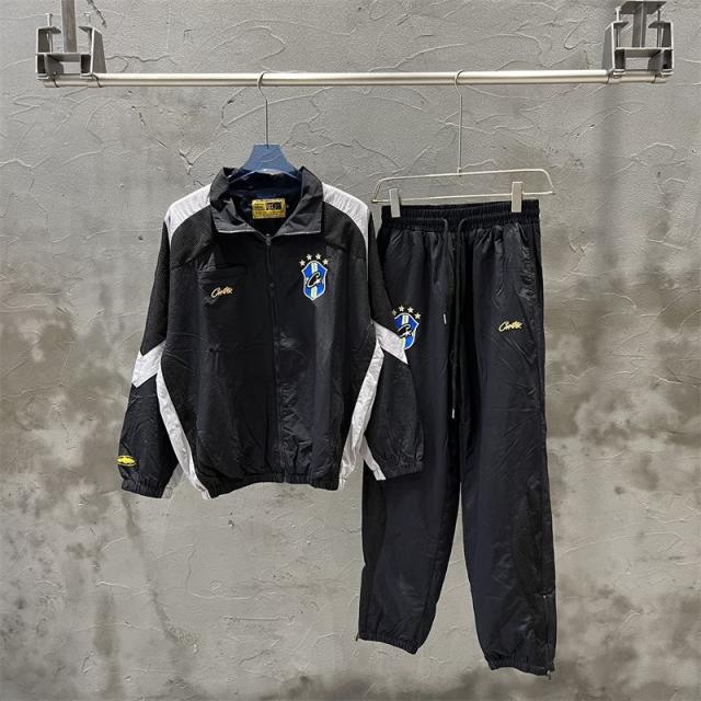 Corteiz Nylon Jacket Navy Blue
