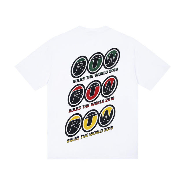 Corteiz Tee White Black