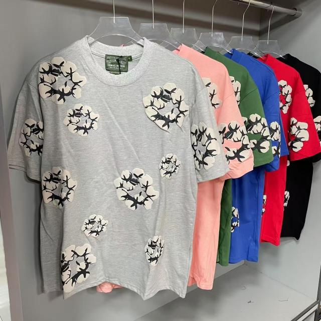 Denim Tears Wreath Logo T-Shirt