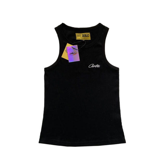 Corteiz Embroidered Logo Top Tank Clean Fits