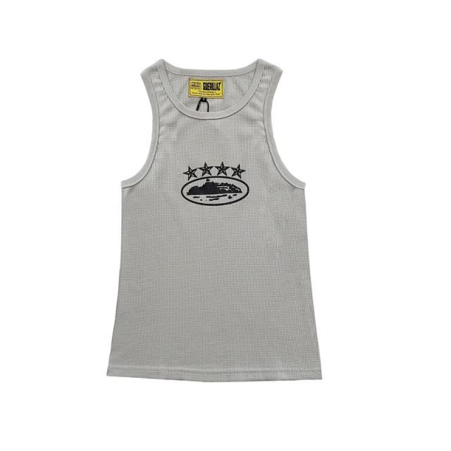 Corteiz Embroidered Logo Top Tank Clean Fits