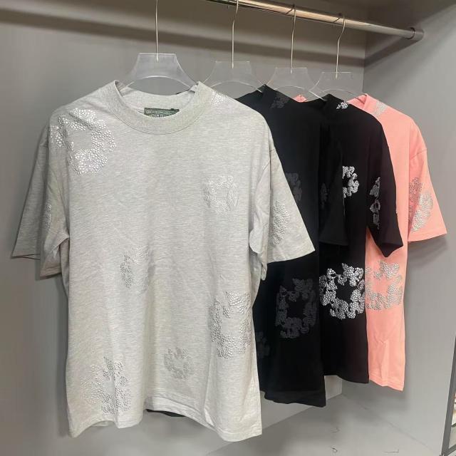 Denim Tears Wreath Logo T-Shirt