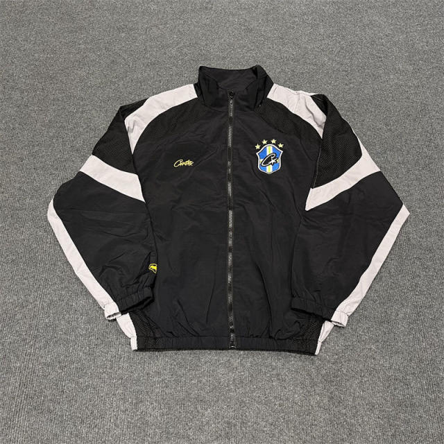 Corteiz Nylon Jacket Navy Blue