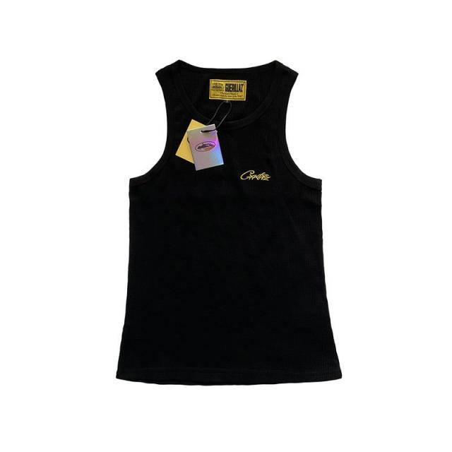 Corteiz Embroidered Logo Top Tank Clean Fits