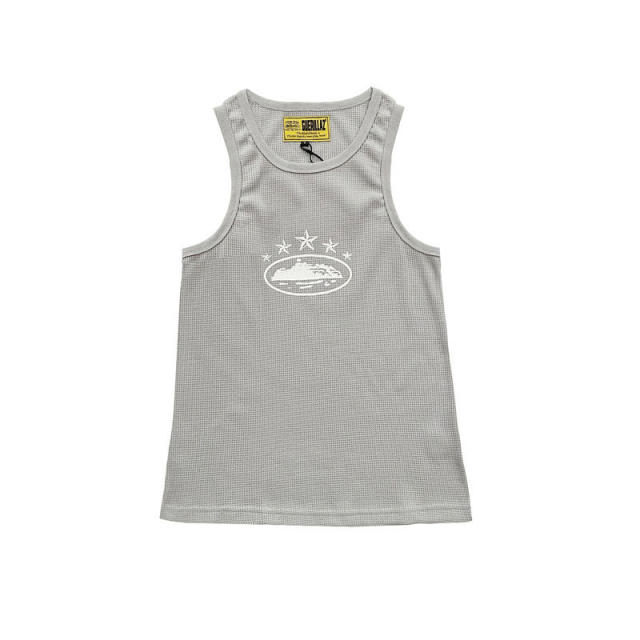 Corteiz Embroidered Logo Top Tank Clean Fits