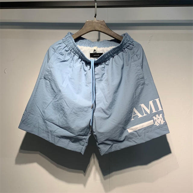 Amir* Classic Logo Print T-Shirt & Shorts Black Blue Green