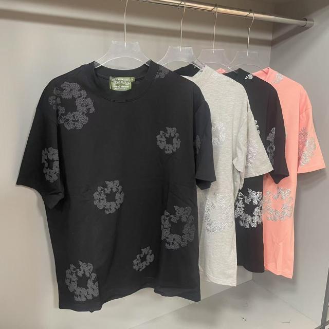 Denim Tears Wreath Logo T-Shirt