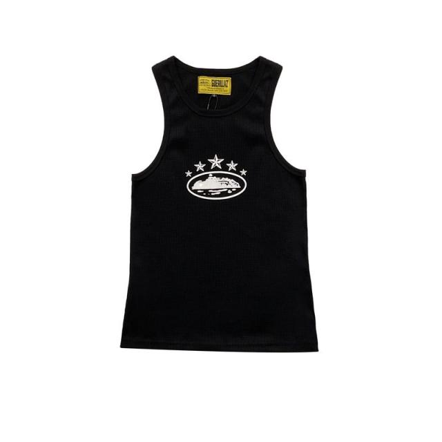 Corteiz Embroidered Logo Top Tank Clean Fits