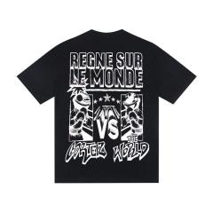 Corteiz Tee White Black