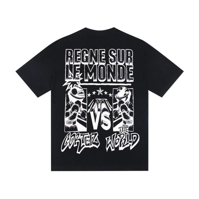 Corteiz Tee White Black