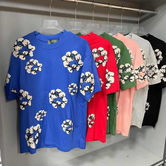 Denim Tears Wreath Logo T-Shirt