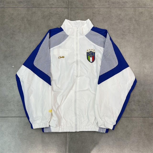 Corteiz Nylon Jacket Navy Blue