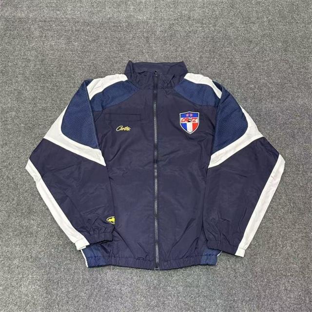 Corteiz Nylon Jacket Navy Blue