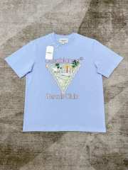 1:1 Quality Casa Inverted Triangle Tennis Club Monogrammed tee 2 colors