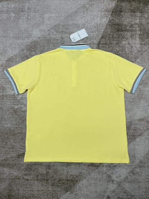 1:1 Quality Casa Blue White and Black Check Colour Block Polo Shirt 2 colors