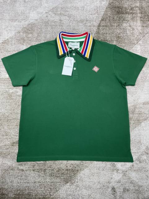1:1 Quality Casa Collar colour blocked simple polo shirt 4 colors